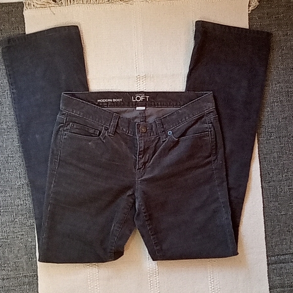 Gray corduroy Ann Taylor loft - Picture 1 of 6